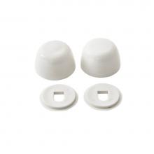 Gerber Plumbing G0099287 - Bowl Bolt Caps & Washers for All Gerber Gravity Toilets Plastic (Bag of 2) White