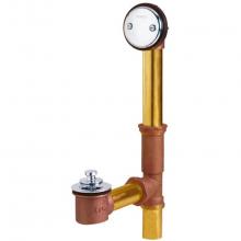 Gerber Plumbing G004185275 - Gerber Classics Lift & Turn Drain for Standard Tub with Brass Ferrules Chrome