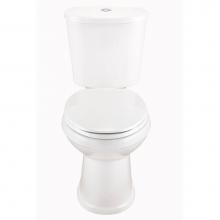 Gerber Plumbing GDF20110 - Maxwell SE Dual Flush 1.1/1.6gpf EL 10'' RI Combo: GSE21162 Bowl w/ GDF28195 Tank White