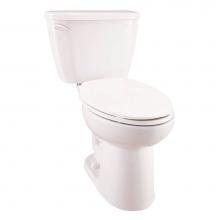 Gerber Plumbing GHE21519 - Viper 1.28Gpf Ada Compact El 12'' Ri Combo: Ghe21872 Bowl W/ Ghe28570 Tank White