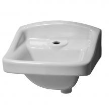 Gerber Plumbing GNH12661 - Monticello Hygienic Hospital Basin White