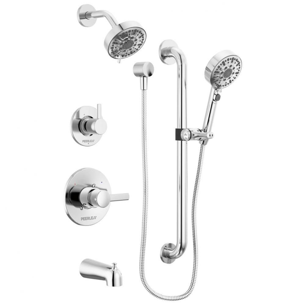 Precept® ADA tub shower and hand shower