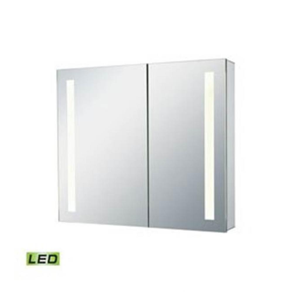 32x27-inch LED Mirrored Medicine Cabinet