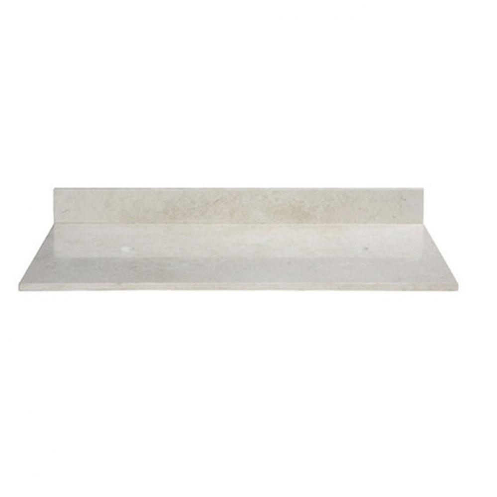 Stone Top - 61'' For Double Vessel Sinks - Galala Beige Marble