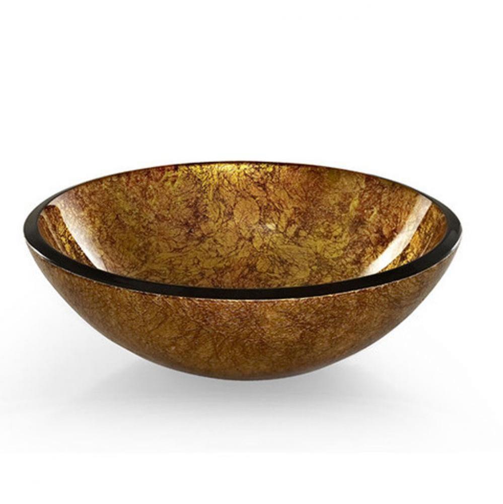 Reflex Vessel Sink - Metallic Gold 16.5''