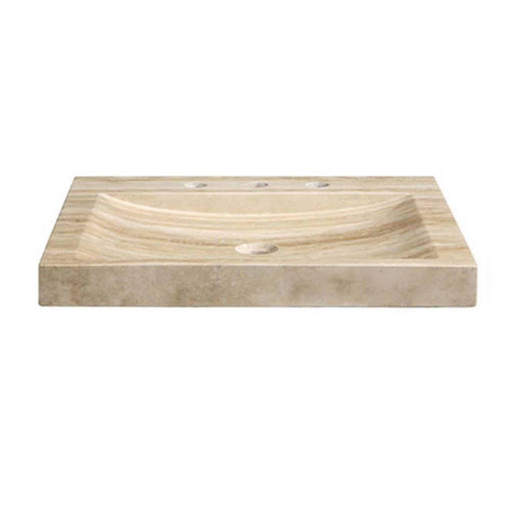 Stone Vanity Top - 30'' Beige Travertine