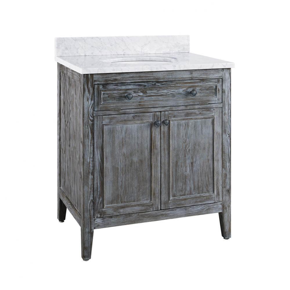 Yukon 30-inch Vanity - Rustic Grey