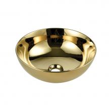 Ryvyr CVE152RDGD - Round, Ceramic Vessel Sink