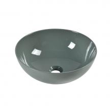 Ryvyr CVE152RDGR - Round, Ceramic Vessel Sink