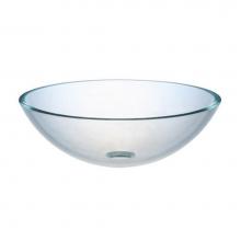 Ryvyr GV101WHI - Glass Vessel - Crystal Clear Glass