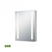 Ryvyr LMC3K-2027-PL2 - 20x27-inch LED Mirrored Medicine Cabinet