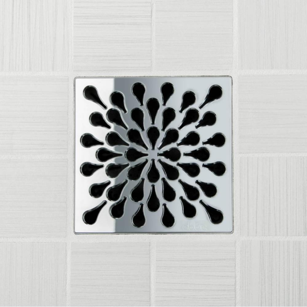 SPLASH - Polished Chrome - Unique Drain Cover