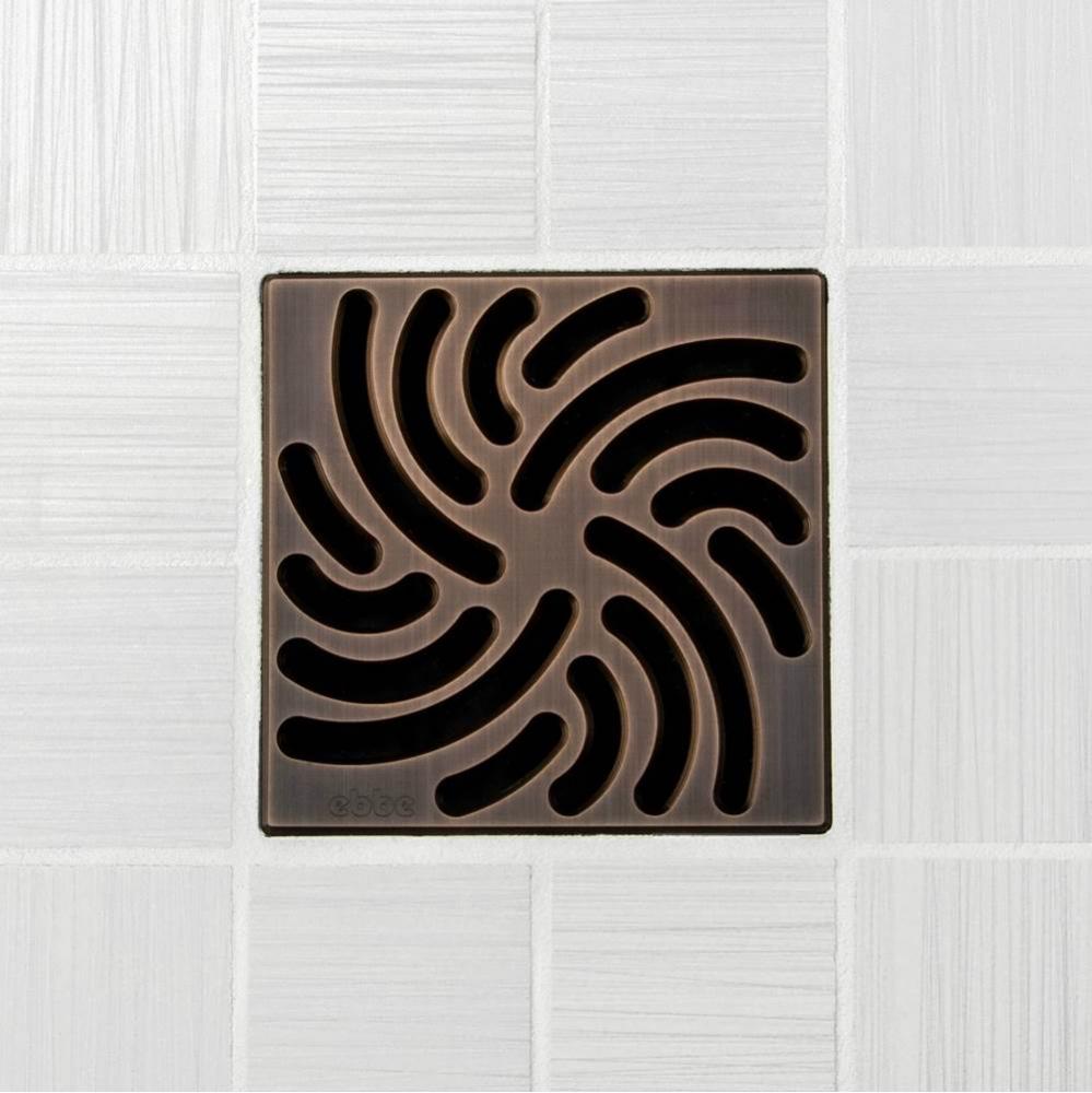 TWISTER - Oil Rubbed Bronze - Unique Drain Cover