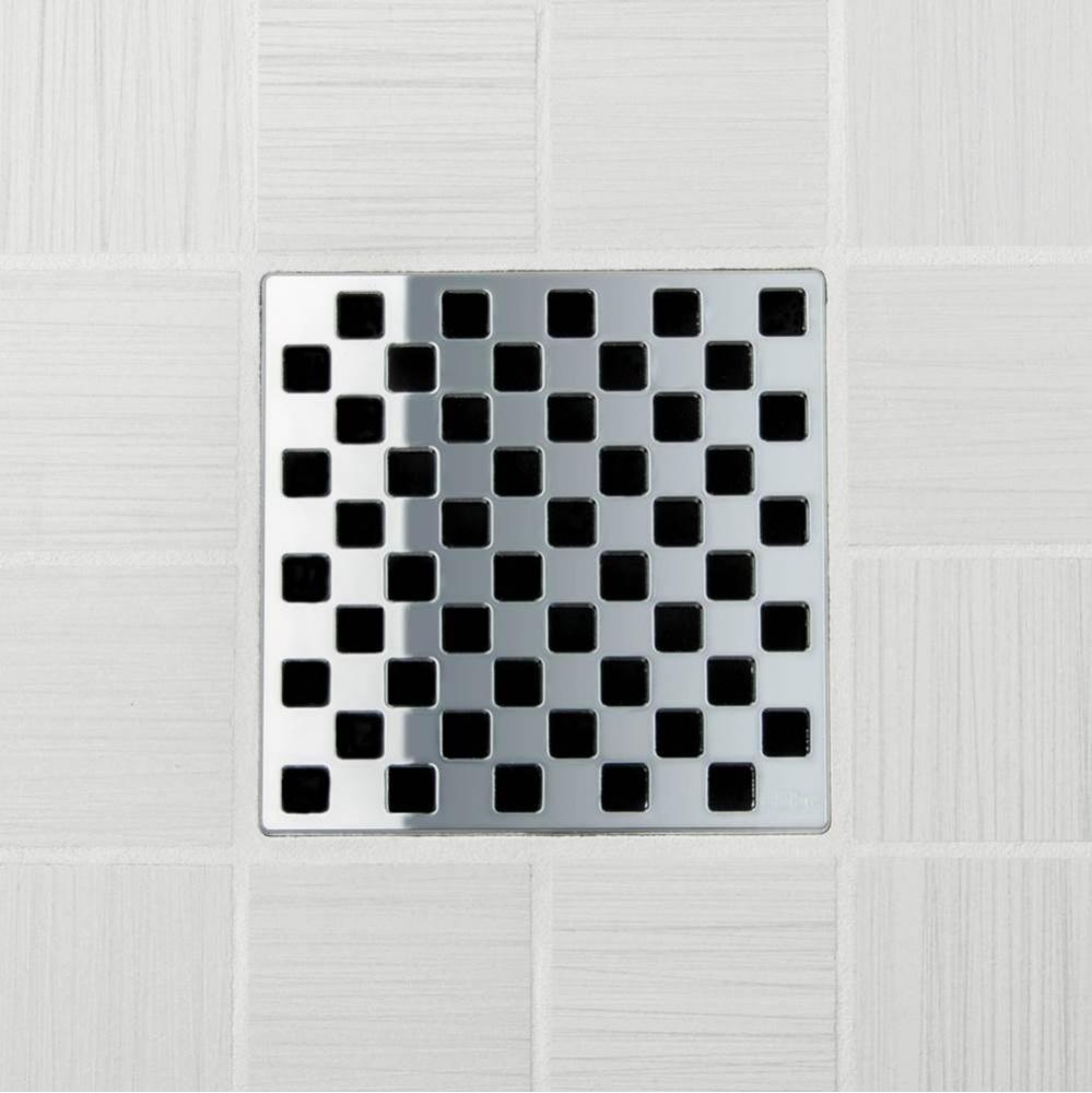 WEAVE - Polished Chrome - Unique Drain Cover   (OOP)