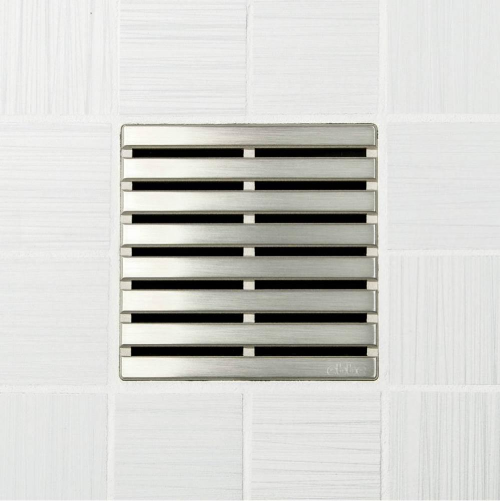 PARALLEL - Brushed Nickel - Unique Drain Cover