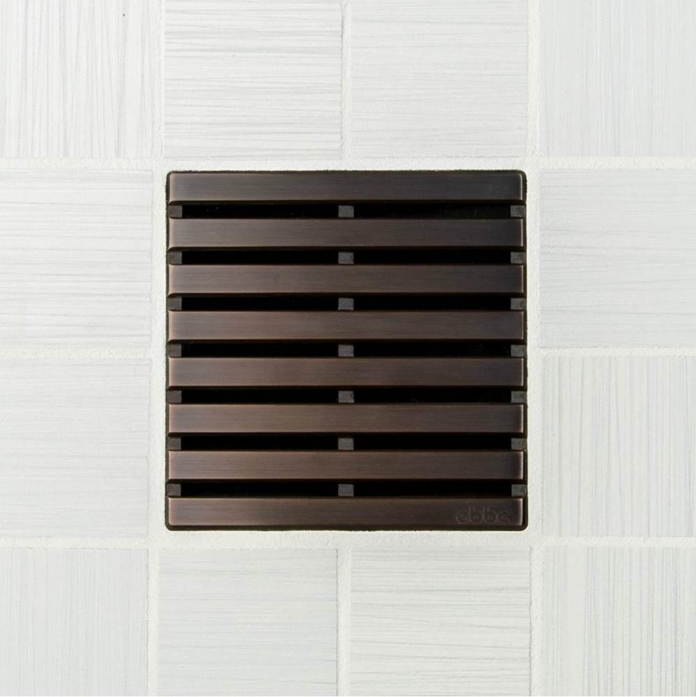 PARALLEL - Oil Rubbed Bronze - Unique Drain Cover