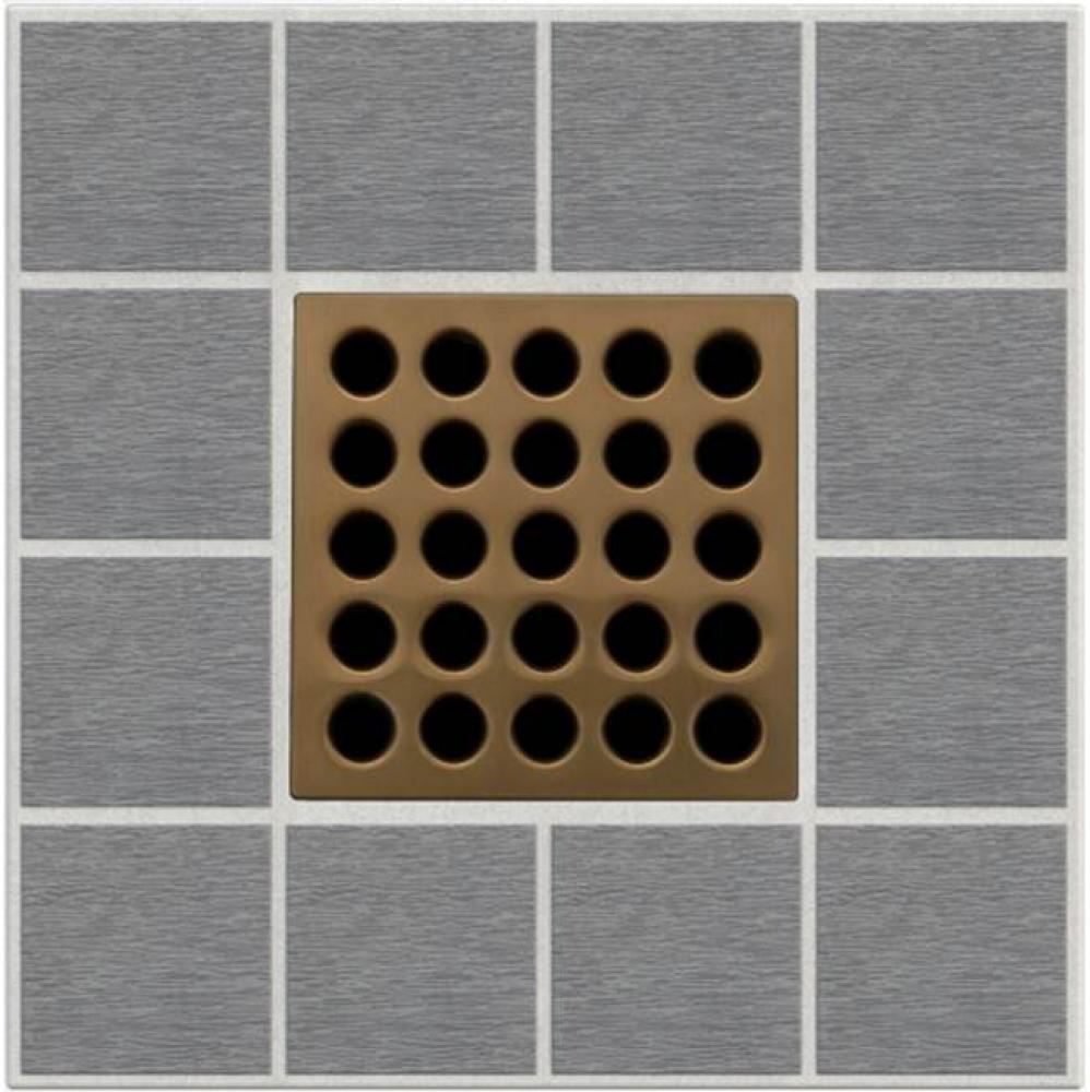 PRO Drain Cover - Brushed Bronze