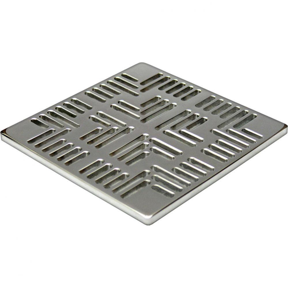NAVAJO - Polished Stainless Steel - Unique Drain Cover   (OOP)