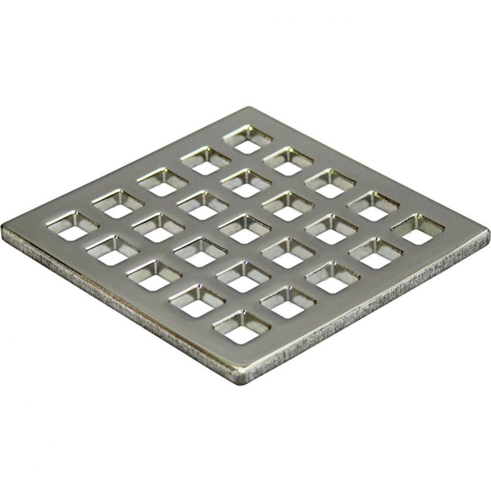 QUADRA - Polished Stainless Steel - Unique Drain Cover