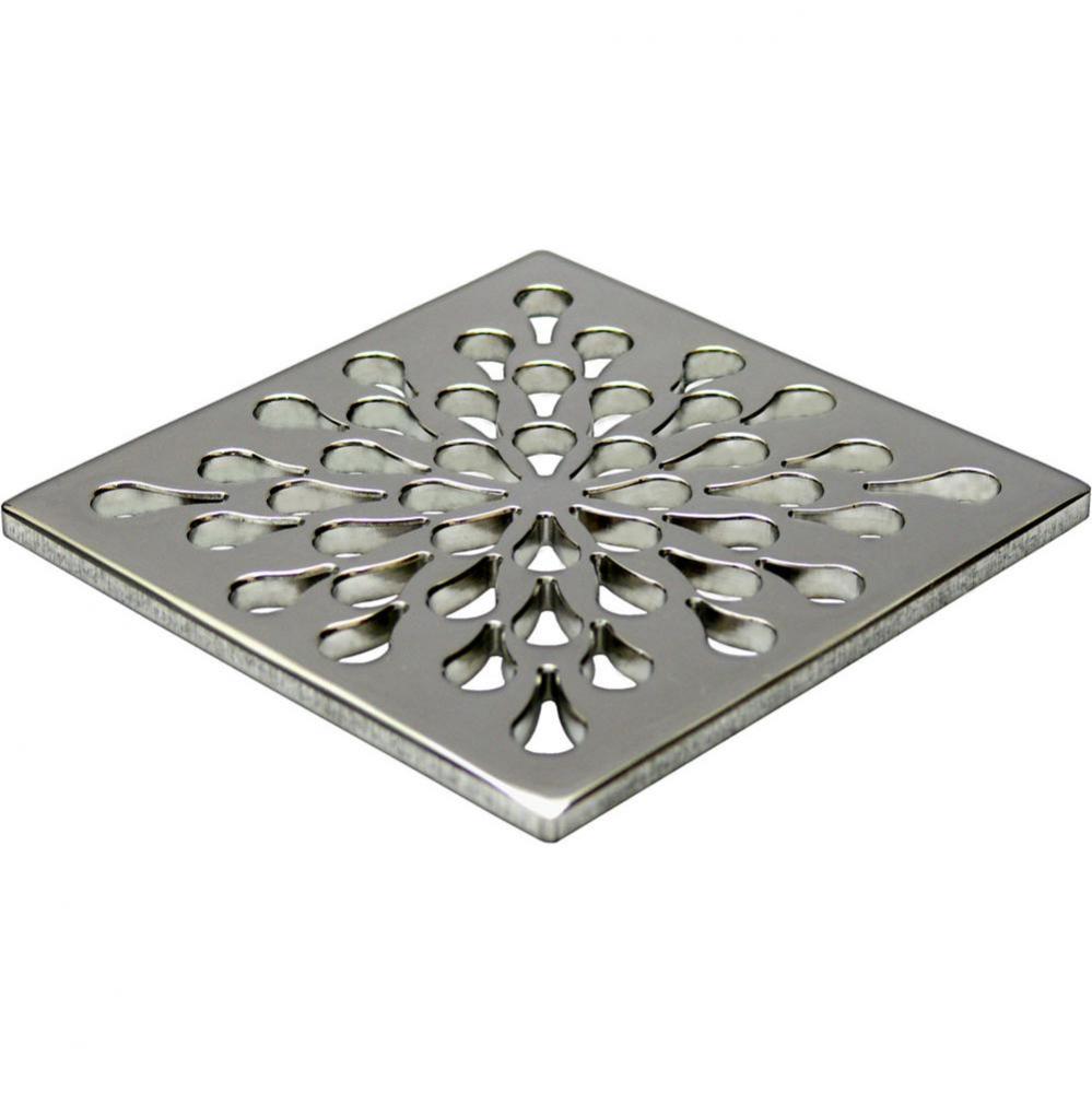 SPLASH - Polished Stainless Steel - Unique Drain Cover