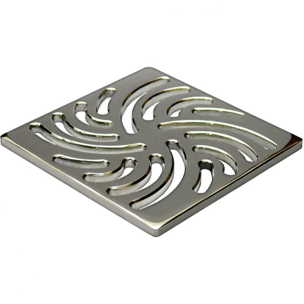 TWISTER - Polished Stainless Steel - Unique Drain Cover