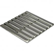 Ebbe E4811-PS - PARALLEL - Polished Stainless Steel - Unique Drain Cover