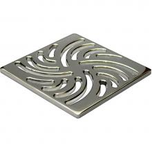 Ebbe E4806-PS - TWISTER - Polished Stainless Steel - Unique Drain Cover