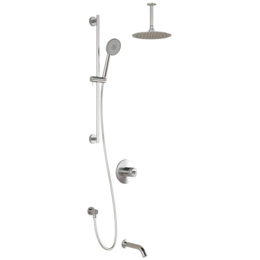 CITÉ? TCD3 : Thermostatic Coaxial Shower System with Vertical Ceiling Arm