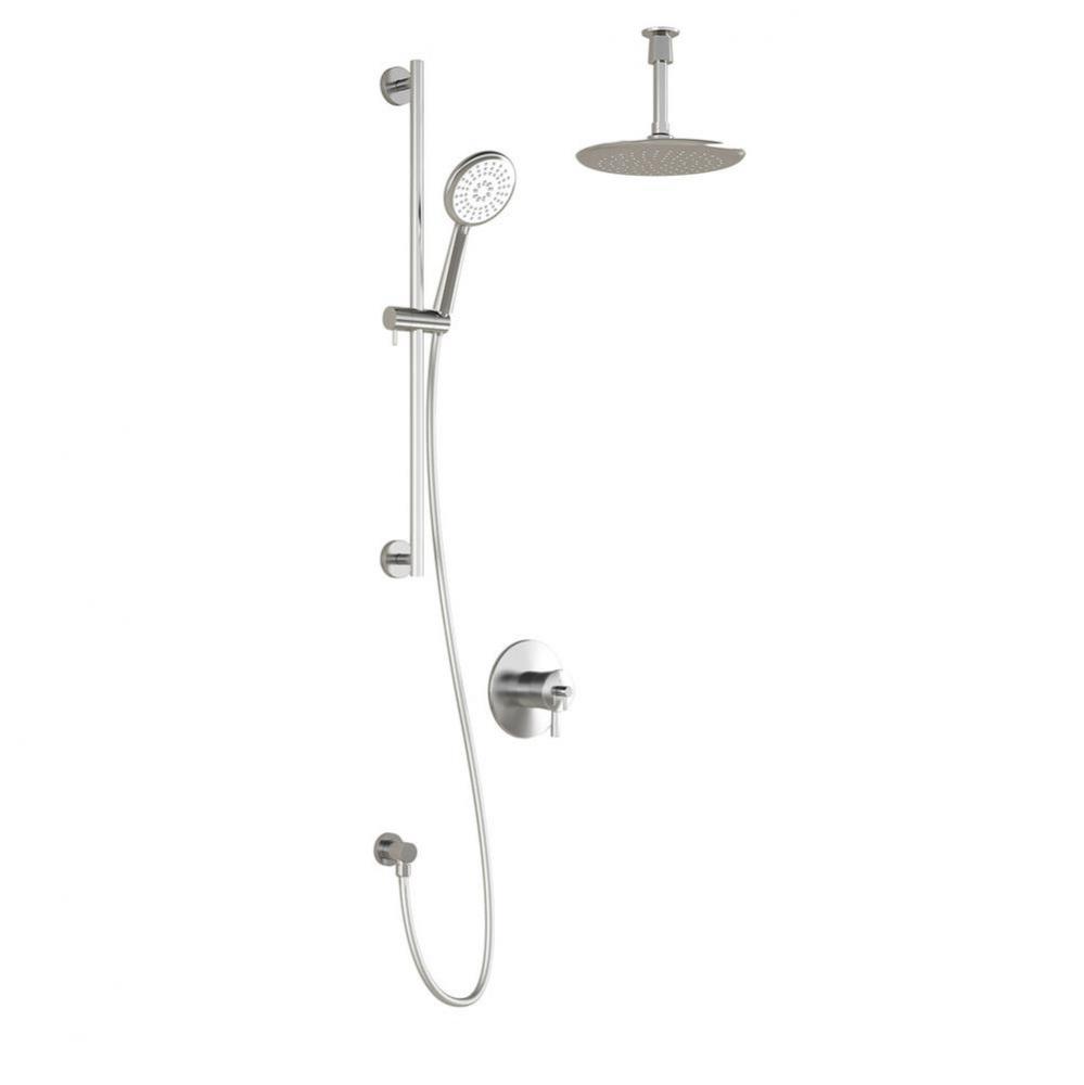 BELLINO? TCD1 : Thermostatic Coaxial Shower System with Vertical Ceiling Arm