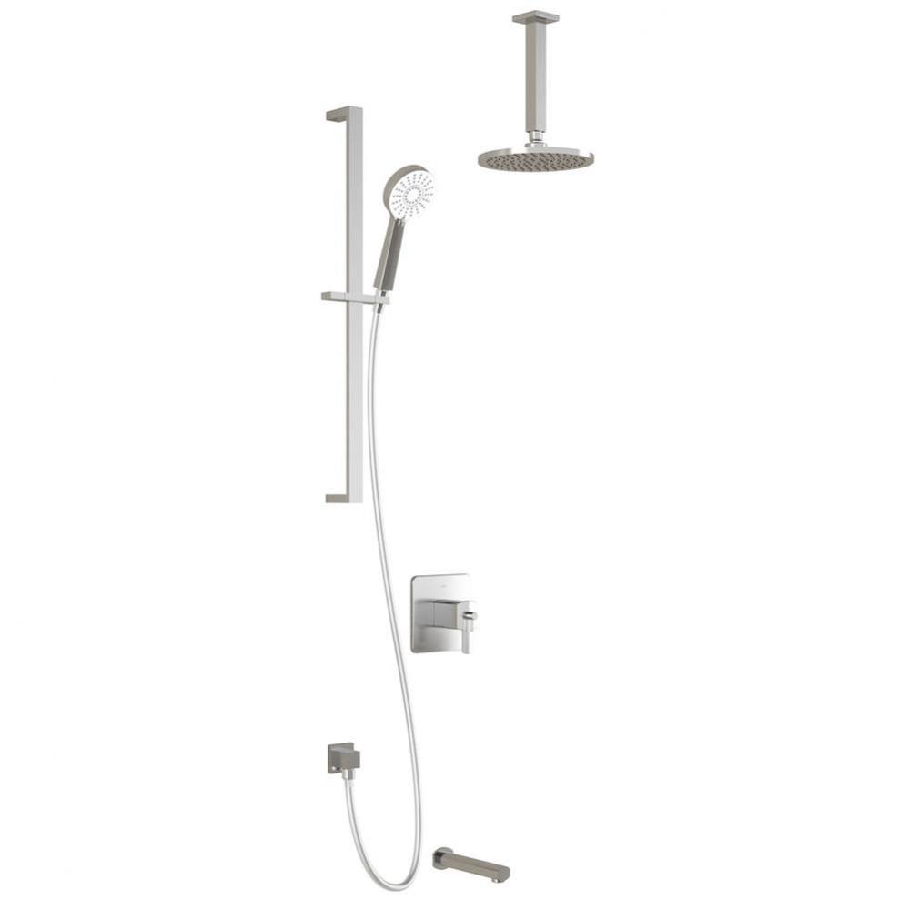 GRAFIK? TCD3 : Thermostatic Coaxial Shower System with Vertical Ceiling Arm