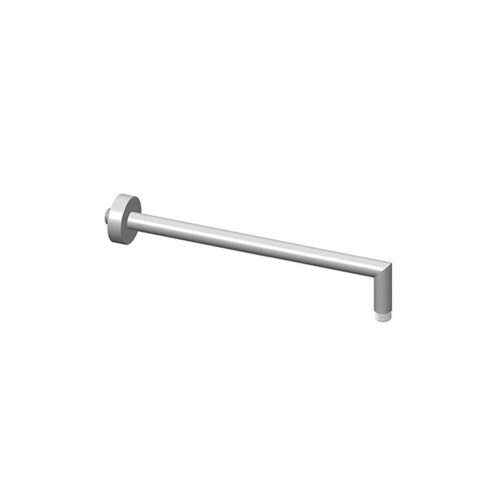 Wall Mount Shower Arm 16'' 90 Degree Round with Welded Corner Chrome