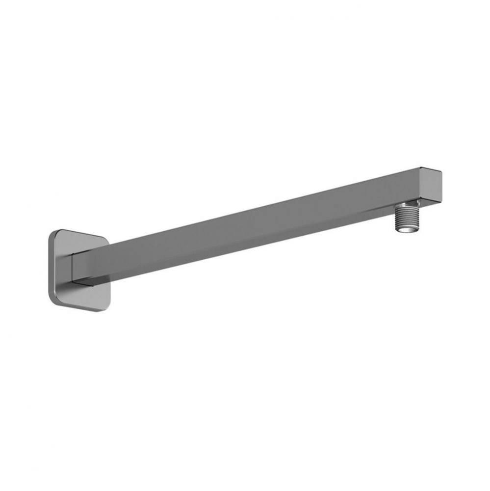 Wall Mount Square Shower Arm 16'' 90 Degree Chrome