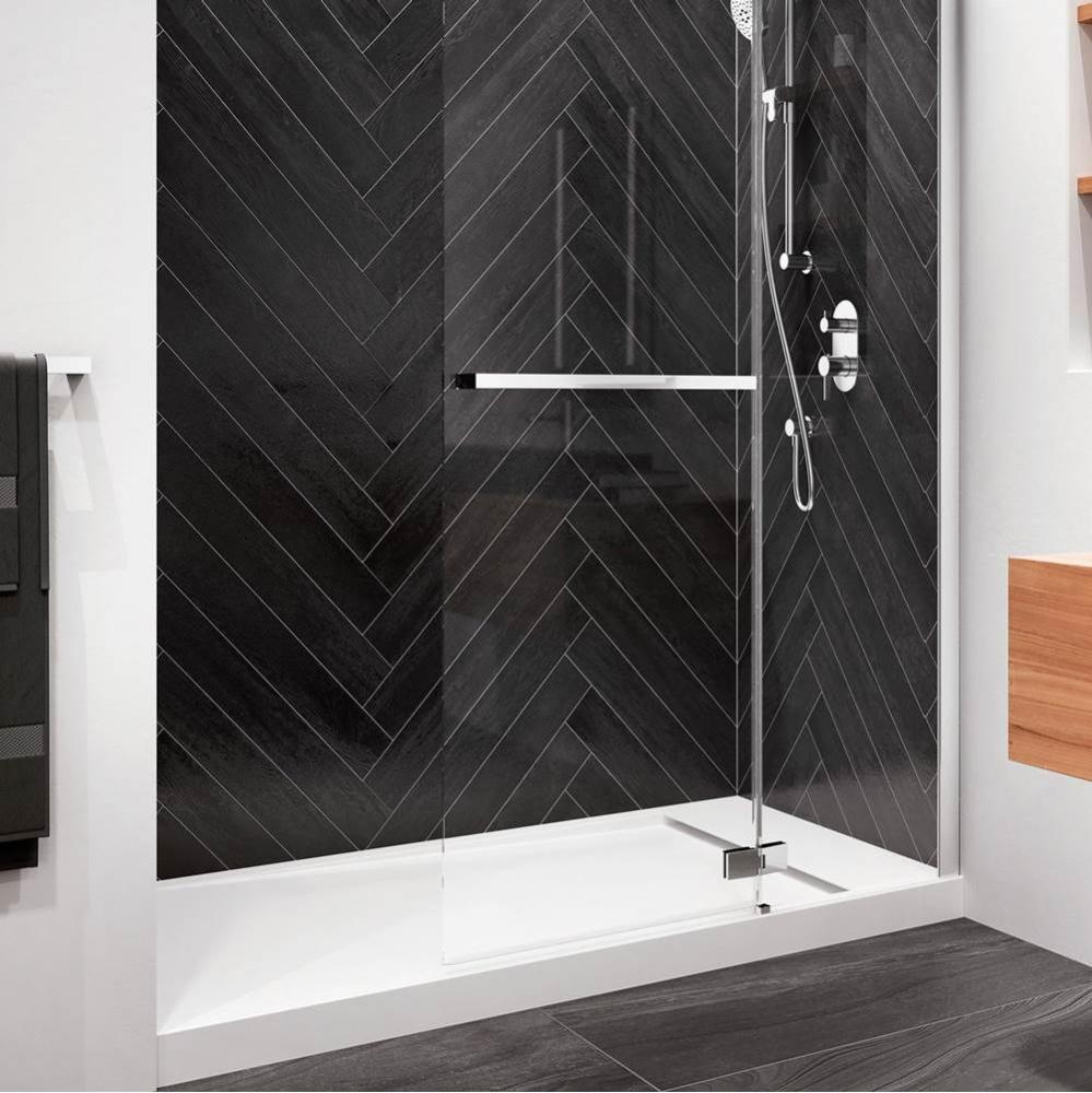 OPURE™ 48x36 Rectangular Acrylic Shower Base 48x36 (Aluminium Tiling Flange Kit Included)