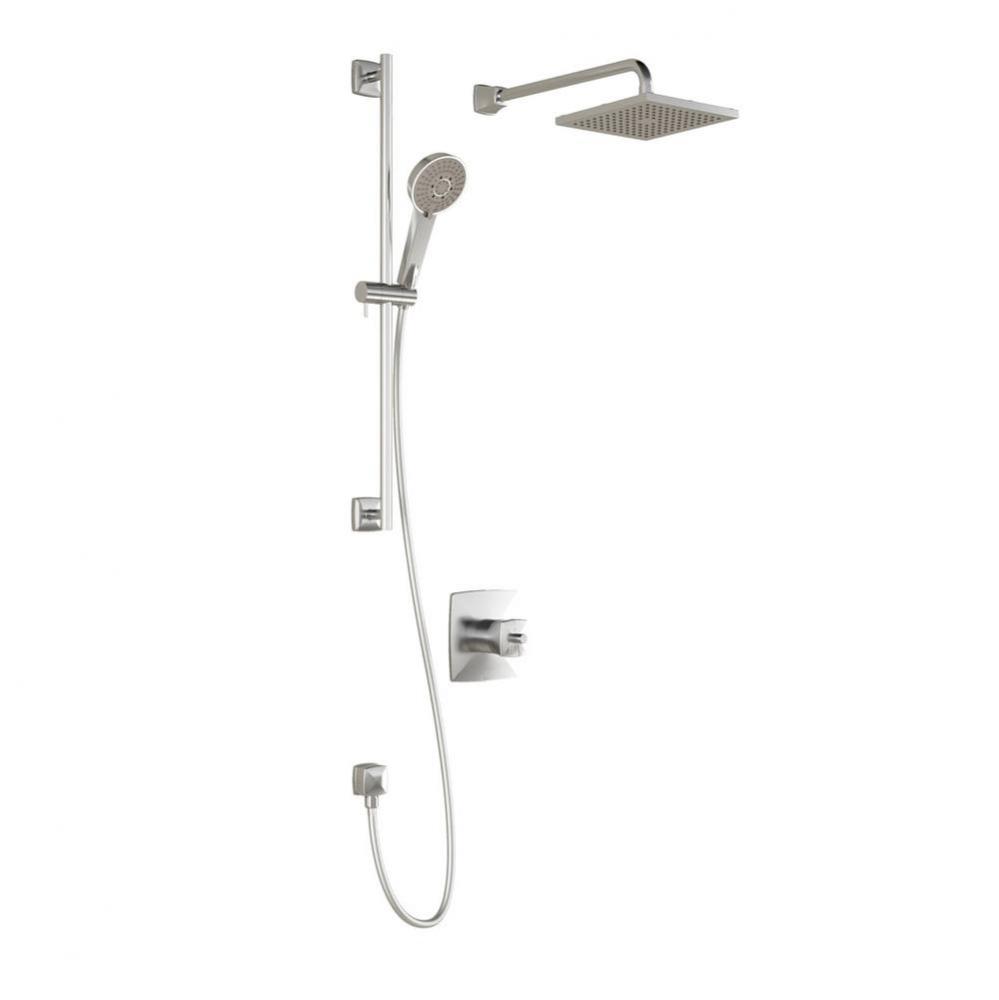 UMANI™ TCG1 : Water Efficient AQUATONIK™ T/P Coaxial Shower System with Wallarm Chrome