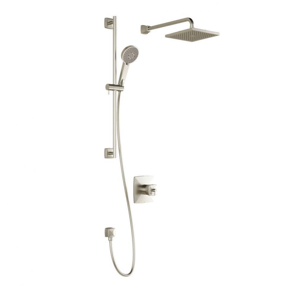UMANI™ TCG1 (Valve Not Included) : Water Efficient AQUATONIK™ T/P Coaxial Shower System with W