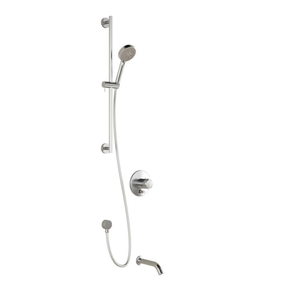 CITE™ PB2 (Valve Not Included) : Pressure Balance Tub and Shower System Chrome