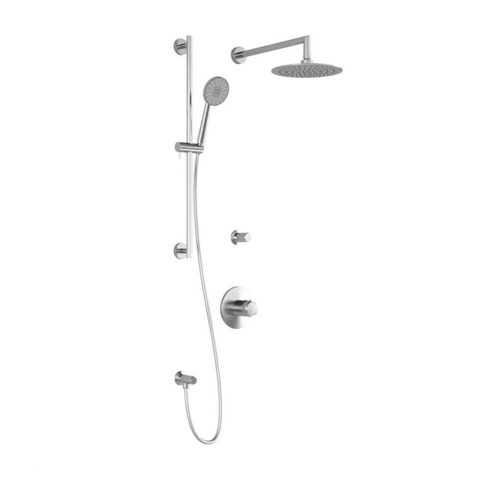 CITE™ T2 : Thermostatic Shower System with Wallarm Chrome