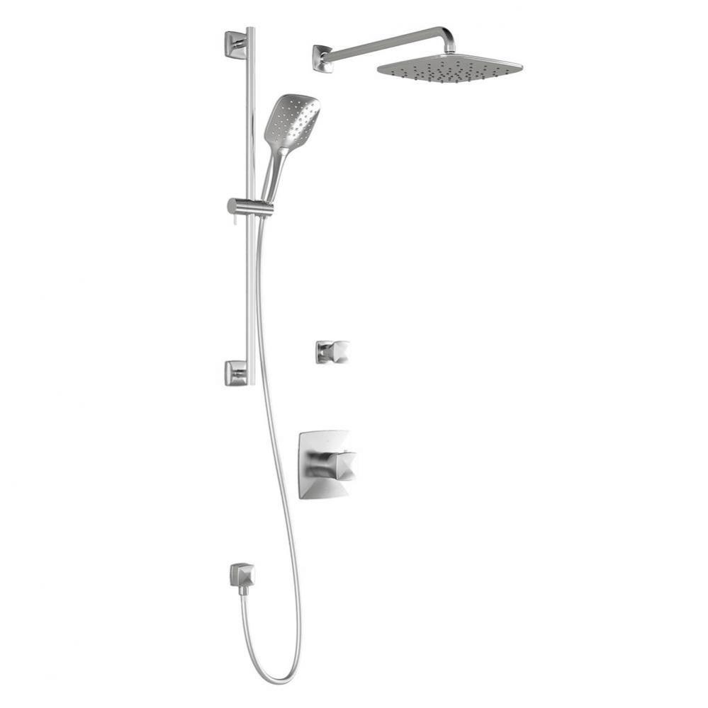 UMANI™ TD2 PLUS : Thermostatic Shower System with Wallarm Chrome