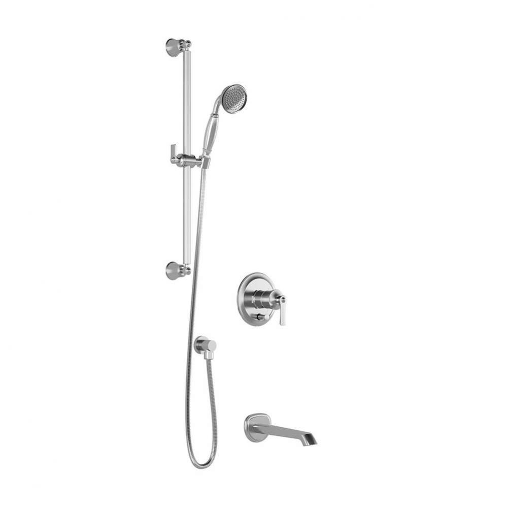 RUSTIK™ PB2 Pressure Balance Tub and Shower System Chrome