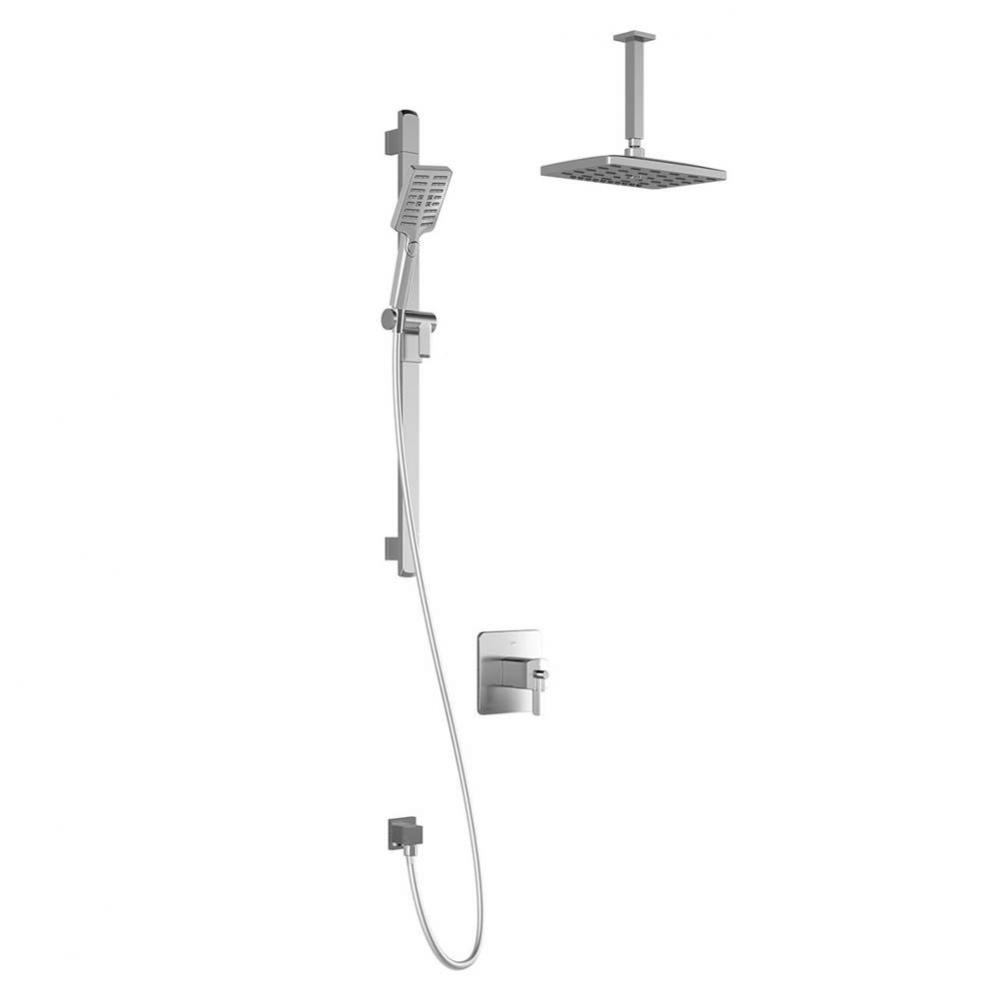 GRAFIK™ TCG1 PREMIA (Valve Not Included) : Water Efficient AQUATONIK™ T/P Coaxial Shower Syste