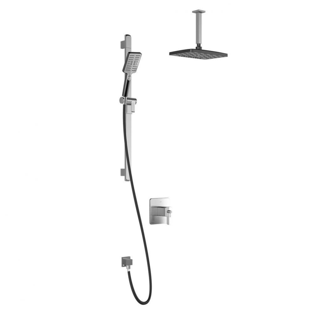 GRAFIK™ TCG1 PREMIA (Valve Not Included) : Water Efficient AQUATONIK™ T/P Coaxial Shower Syste