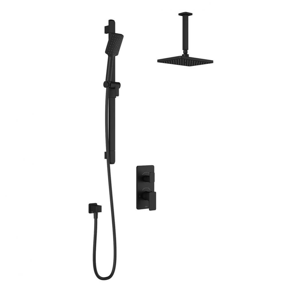 KAREO™ TD2 (Valve Not Included) AQUATONIK™ T/P with Diverter Shower System with Vertical Ceili