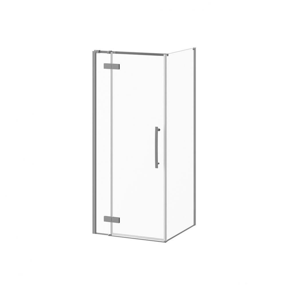 KAMO? Shower Pivot Door 2 Panels 36''x77'' and Shower Pivot Door Return Panel
