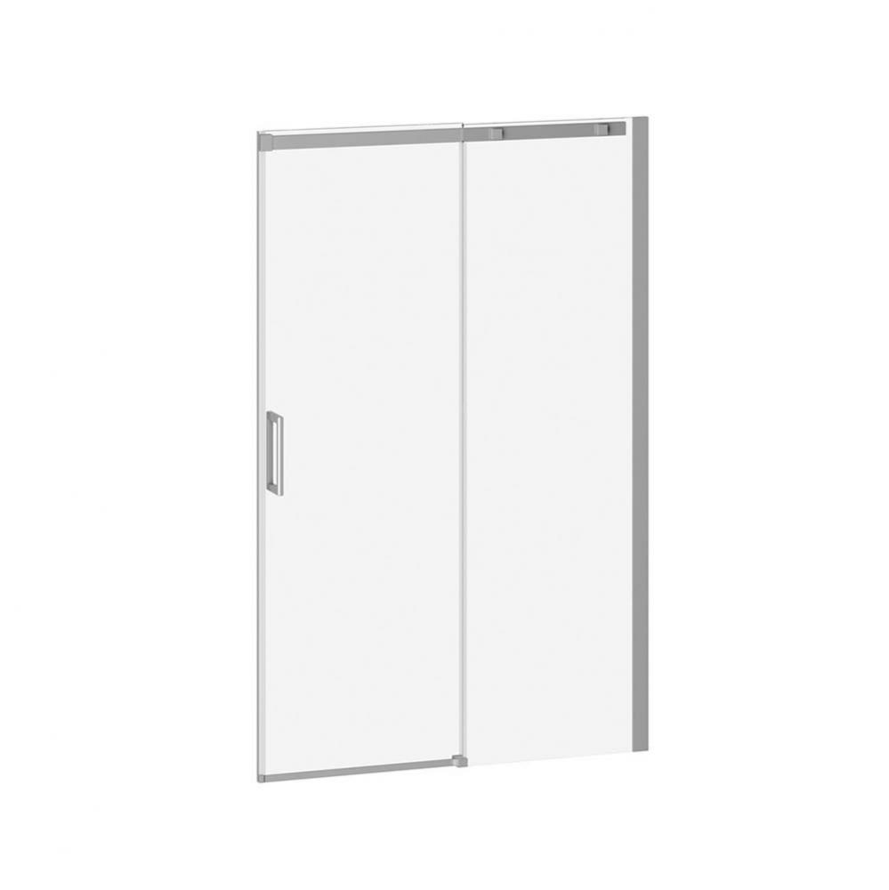 VIVIO™ Alcove Sliding Shower Door 2 Panels 48''x75'' Chrome Clear Duraclean