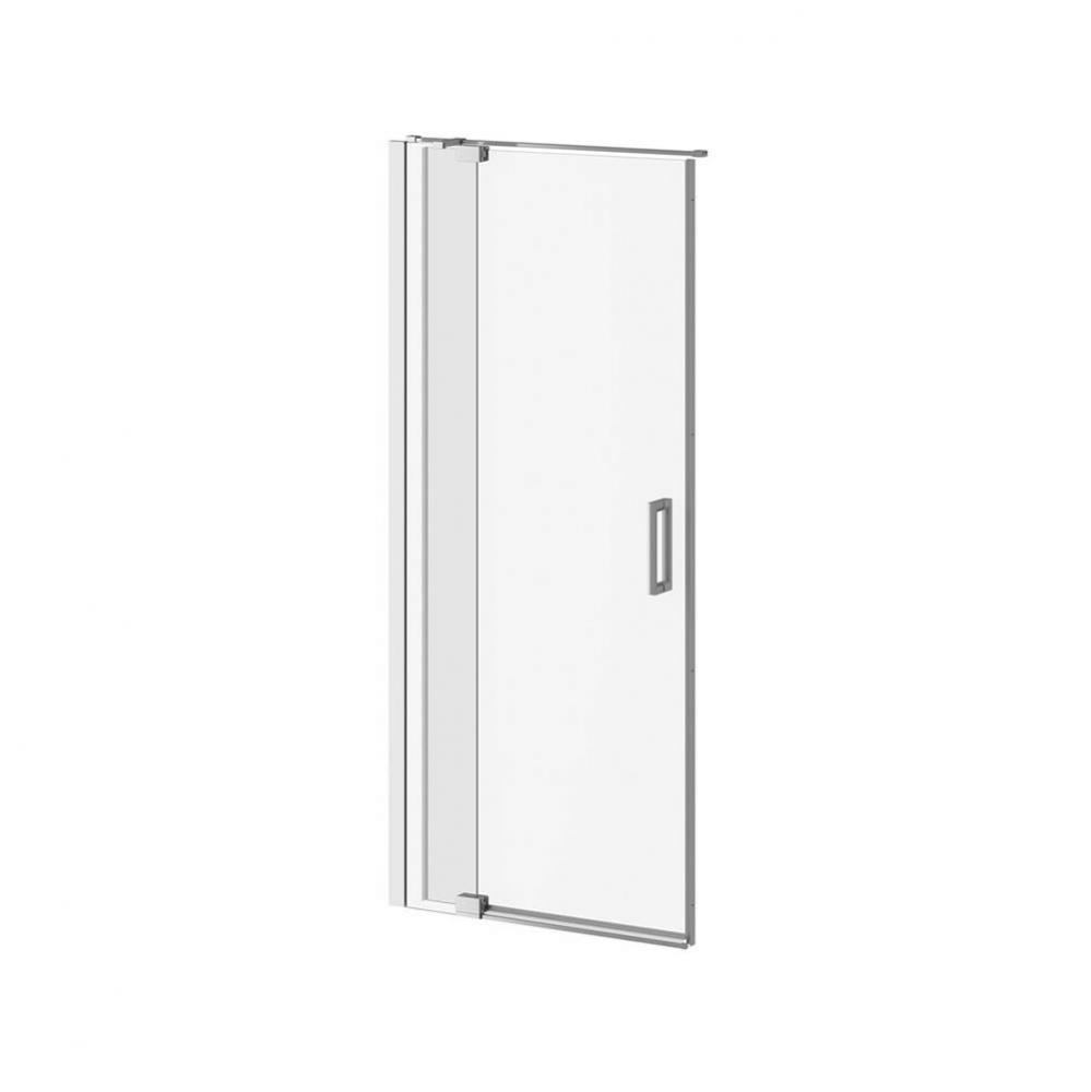 DISTINK™ 36''x77'' 2-Panel Pivot Shower Door for Alcove Inst. (Reversible) C