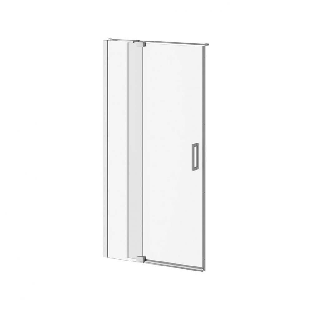 DISTINK™ 42''x77'' 2-Panel Pivot Shower Door for Alcove Inst. (Reversible) C