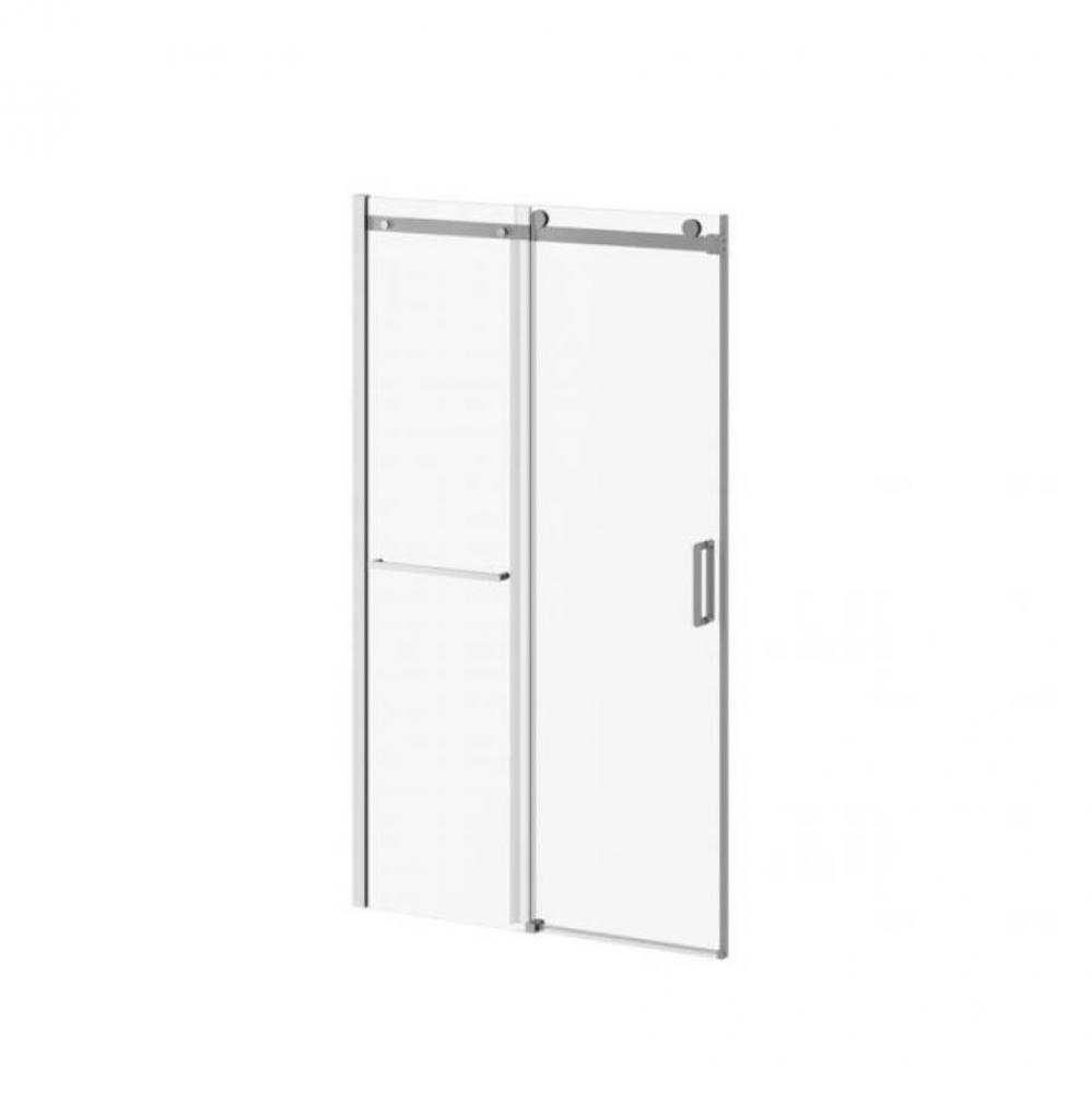 KONCEPT-II™ W/ TOWEL BAR 48''x77'' Alcove Sliding Shower Door with Fixed and