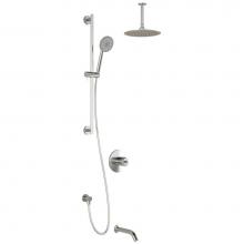 Kalia BF1237-110-001 - CITÉ? TCD3 : Thermostatic Coaxial Shower System with Vertical Ceiling Arm