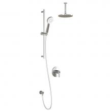 Kalia BF1339-110-001 - KONTOUR? TCD1 : Thermostatic Coaxial Shower System with Vertical Ceiling Arm