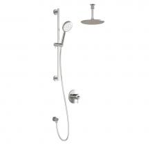 Kalia BF1173-110-001 - BELLINO? TCD1 : Thermostatic Coaxial Shower System with Vertical Ceiling Arm